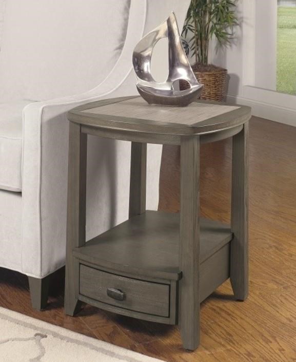 Null Furniture 2217 221706 End Table with One Shelf and One Drawer